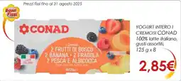 Conad YOGURT INTERO I CREMOSI CONAD offerta
