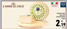 Conad PECORINO SARDO DOLCE DOP SAPORIDINTORNI CONAD offerta