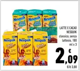 Conad LATTE E CACAO NESQUIK offerta