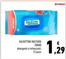 Conad SALVIETTINE MULTIUSO CONAD offerta