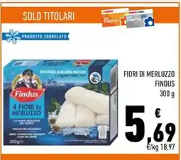 Conad FIORI DI MERLUZZO FINDUS offerta