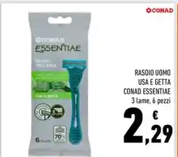 Conad RASOIO UOMO USA E GETTA CONAD ESSENTIAE offerta
