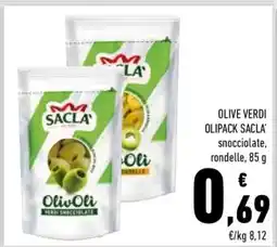 Conad OLIVE VERDI OLIPACK SACLA' offerta