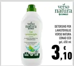 Conad DETERSIVO PER LAVASTOVIGLIE VERSO NATURA CONAD ECO offerta