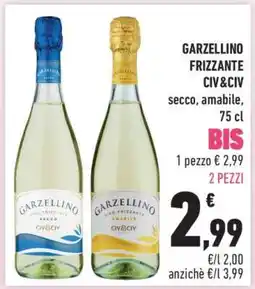 Conad GARZELLINO FRIZZANTE CIV&CIV offerta