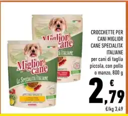 Conad CROCCHETTE PER CANI MIGLIOR CANE SPECIALITA' ITALIANE offerta