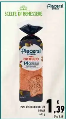 Conad PANE PROTEICO PIACERSI CONAD offerta