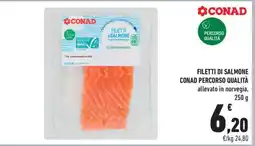 Conad FILETTI DI SALMONE CONAD PERCORSO QUALITÀ offerta