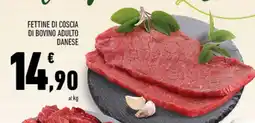 Conad Fettine di coscia di bovino adulto danese offerta