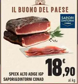 Conad Speck Alto Adige IGP offerta