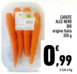 Conad CAROTE ALCE NERO BIO offerta