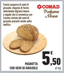 Conad PAGNOTTA CON SEMI DI GIRASOLE offerta