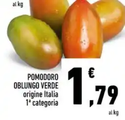 Conad POMODORO OBLUNGO VERDE offerta