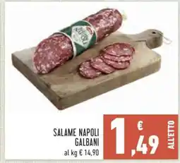 Conad Salame Napoli Galbani offerta