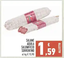 Conad Salame Aquila Salumificio Sorrentino offerta