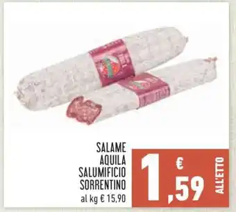 Conad Salame Aquila Salumificio Sorrentino offerta