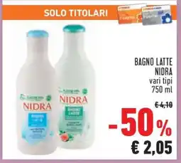Conad Bagno Latte Nidra offerta