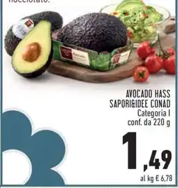 Conad Avocado Hass SAPORI&IDEE CONAD offerta
