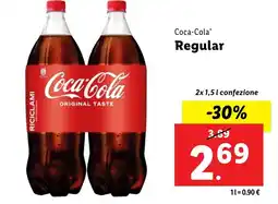 Lidl Coca-Cola Regular offerta