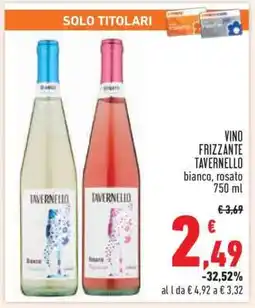 Conad VINO FRIZZANTE TAVERNELLO offerta