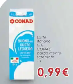Conad CONAD Latte italiano UHT offerta