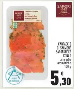 Conad CARPACCIO DI SALMONE SAPORI&IDEE CONAD offerta
