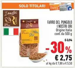 Conad FARRO DEL PUNGOLO I NOSTRI ORI offerta