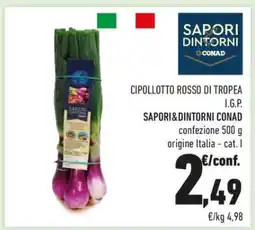 Conad Cipollotto Rosso di Tropea I.G.P offerta