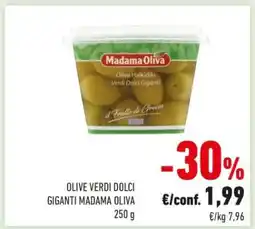 Conad Olive Verdi Dolci Giganti Madama Oliva offerta