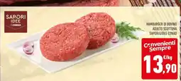 Conad Hamburger di bovino adulto scottona offerta