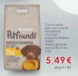 Conad Petfriends CONAD offerta