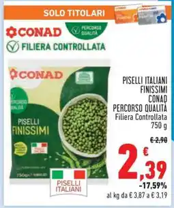 Conad Piselli Italiani Finissimi Conad offerta