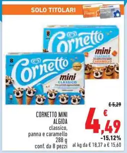 Conad Cornetto Mini Algida offerta