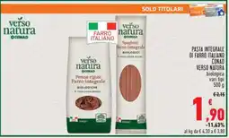 Conad PASTA INTEGRALE DI FARRO ITALIANO CONAD VERSO NATURA offerta