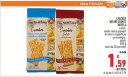 Conad Cracker Mulino Bianco Barilla offerta