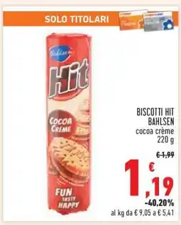 Conad BISCOTTI HIT BAHLSEN offerta