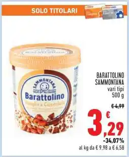 Conad BARATTOLINO SAMMONTANA offerta