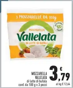 Conad Mozzarella Vallelata offerta