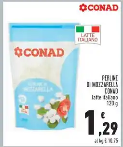 Conad PERLINE DI MOZZARELLA CONAD offerta