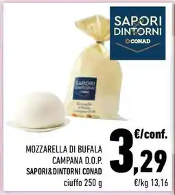 Conad MOZZARELLA DI BUFALA CAMPANA D.O.P offerta