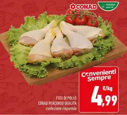 Conad Fusi di pollo offerta