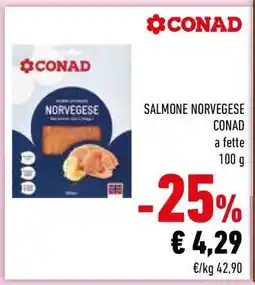 Conad Salmone Norvegese Conad offerta