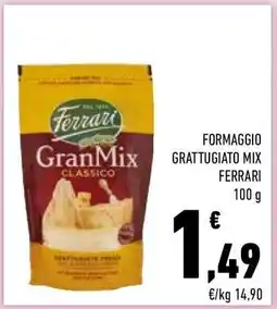 Conad FORMAGGIO GRATTUGIATO MIX FERRARI offerta