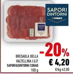 Conad Bresaola della Valtellina I.G.P offerta