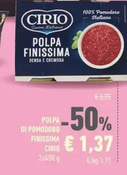 Conad Polpa di Pomodoro Finissima Cirio offerta