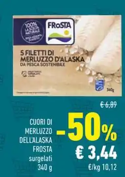 Conad CUORI DI MERLUZZO DELL'ALASKA FROSTA offerta