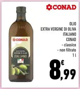 Conad OLIO EXTRA VERGINE DI OLIVA ITALIANO CONAD offerta