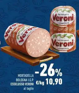 Conad Mortadella Bologna I.G.P. Esselusso Veroni al taglio offerta