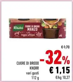 Conad CUORE DI BRODO KNORR offerta