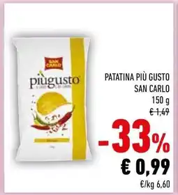Conad PATATINA PIÙ GUSTO SAN CARLO offerta